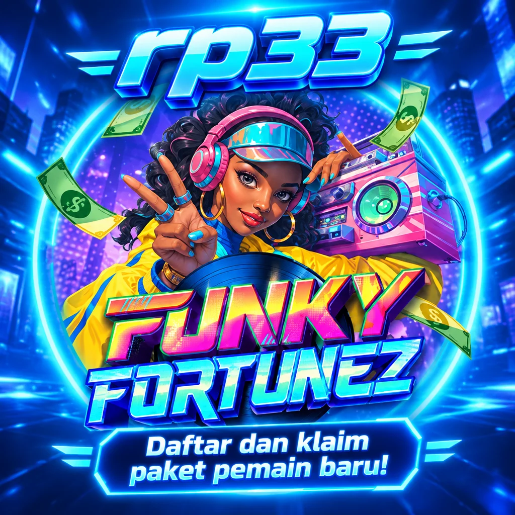 rp33 · Funky Fortunez · Tampilan permainan
